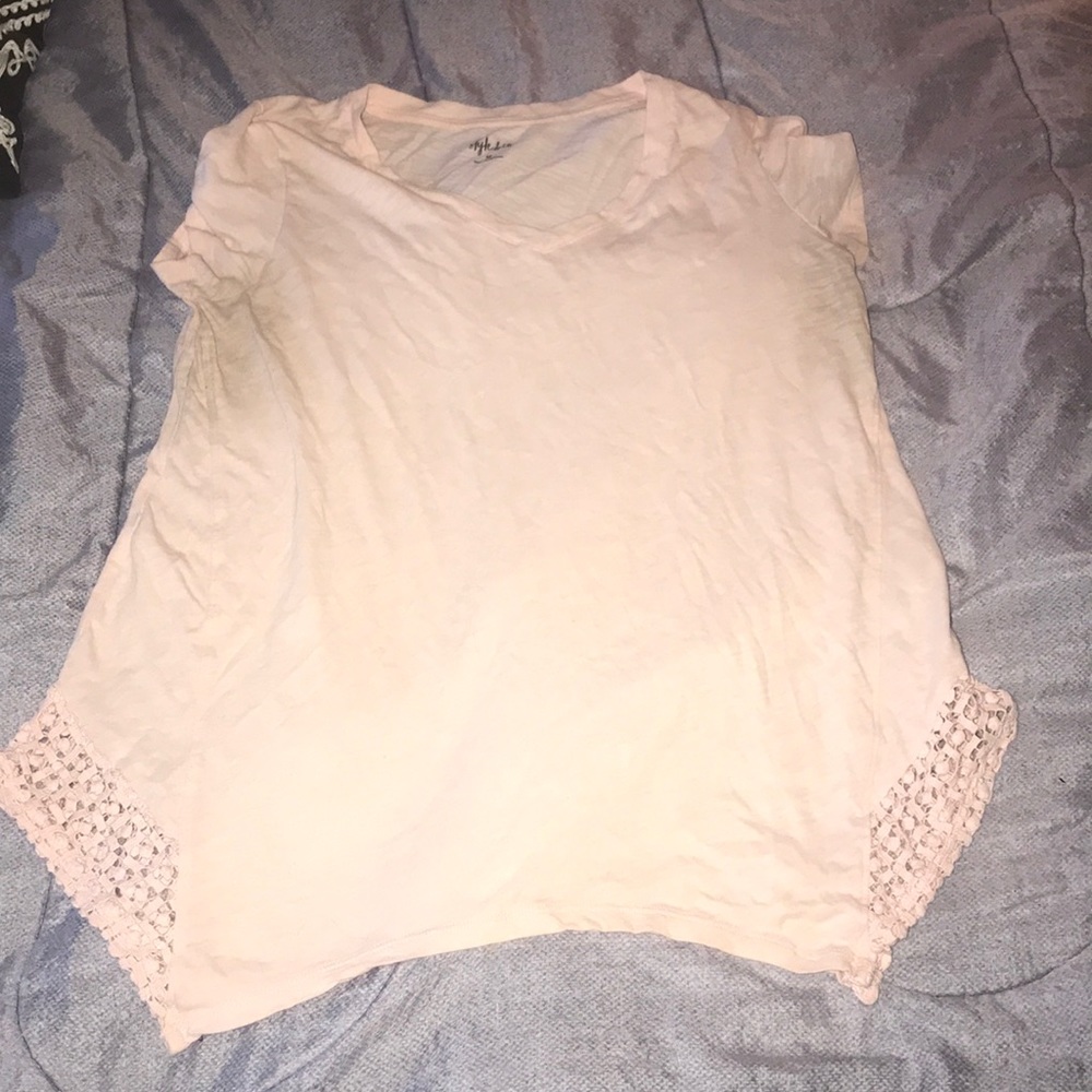 Style and co pink top